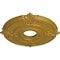 Ekena Millwork Attica Ceiling Medallion (Fits Canopies up to 5"), Hand-Painted Pharaohs Gold, 18"OD x 4"ID x 5/8"P CM18ATPGS - alternate 3